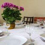 dining area at orchard end